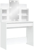 VidaXL: tavolo da toeletta. Dimensioni: 96x40x142 cm. Colorazione indicata: Bianco.