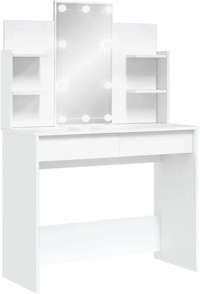 VidaXL: tavolo da toeletta. Dimensioni: 96x40x142 cm. Colorazione indicata: Bianco.