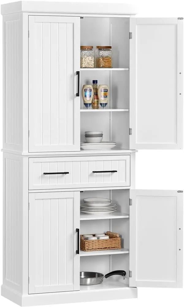 Yaheetech: credenza. Dimensioni: 183,5 x 76.5 x 40,5 cm.