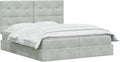 VidaXL: struttura letto. Struttura per sostenere un materasso della misura compatibile. Dimensioni: 180 x 200 cm. Colorazione indicata: Grigio.