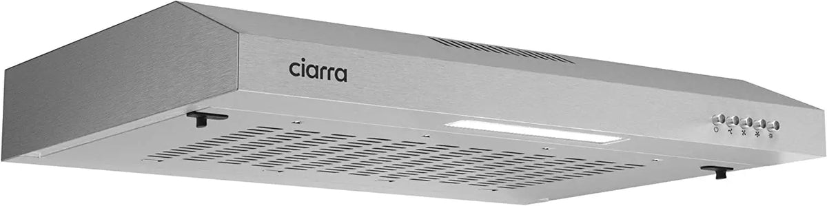 CIARRA CBCS6903: cappa aspirante. Per l¡¯aspirazione dei vapori prodotti durante la cottura. Misura indicata: 60 cm. Colorazione indicata: Argento.