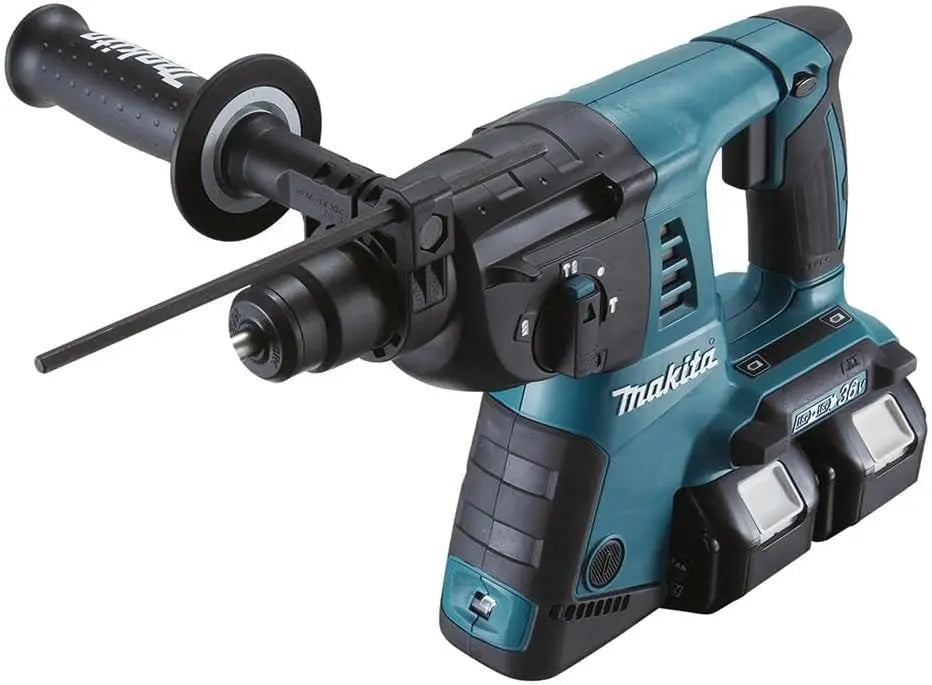 Makita DHR263Z senza fili SDS-plus: tassellatore. Tensione: 18 V. Caratteristiche del modello: funzionamento senza fili, alimentazione a batteria, batteria o caricabatterie esclusi.