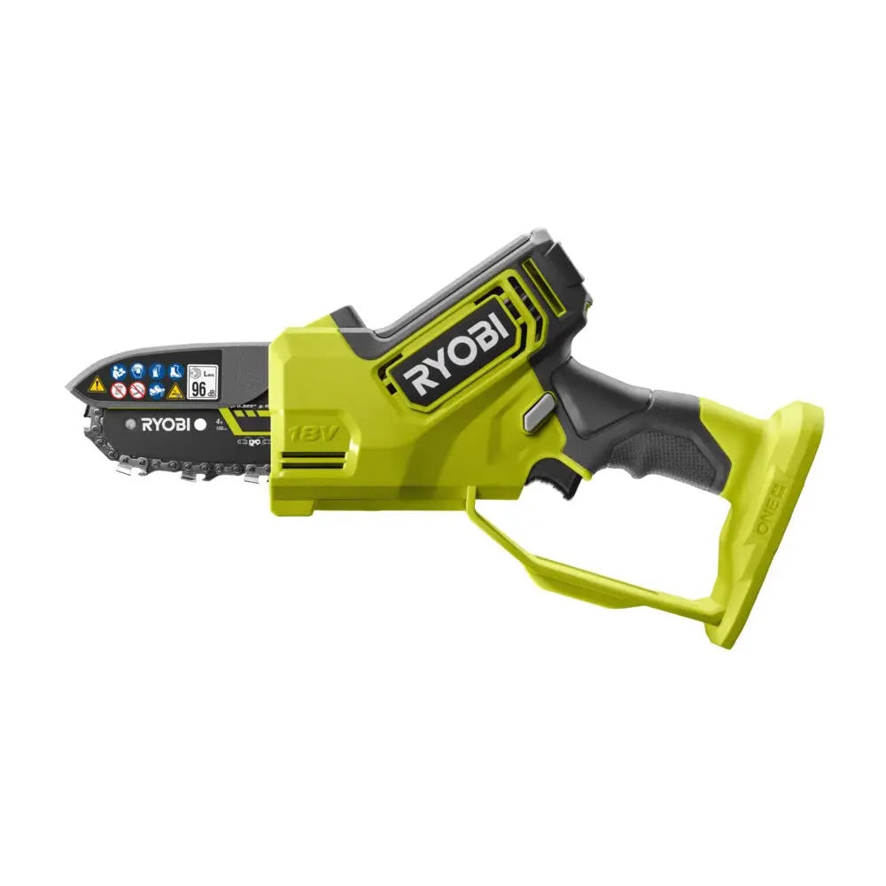 Ryobi RY18PSX10A?0: sega elettrica. Tensione: 18 V. Misura indicata: 10 cm. Caratteristiche del modello: motore senza spazzole.
