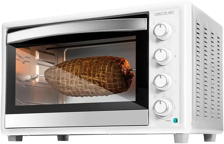Cecotec: forno elettrico. Per la cottura degli alimenti. Potenza: 2000 W. Capacit¨¤: 46 L. Programmi o funzioni: 12. Colorazione indicata: Bianco.