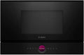 Bosch BFR7221B1, Serie 8: forno a microonde. Per riscaldare e preparare alimenti mediante microonde. Programmi o funzioni: 7. Caratteristiche del modello: comandi tattili, acciaio inossidabile. Colorazione indicata: Nero/Argento.