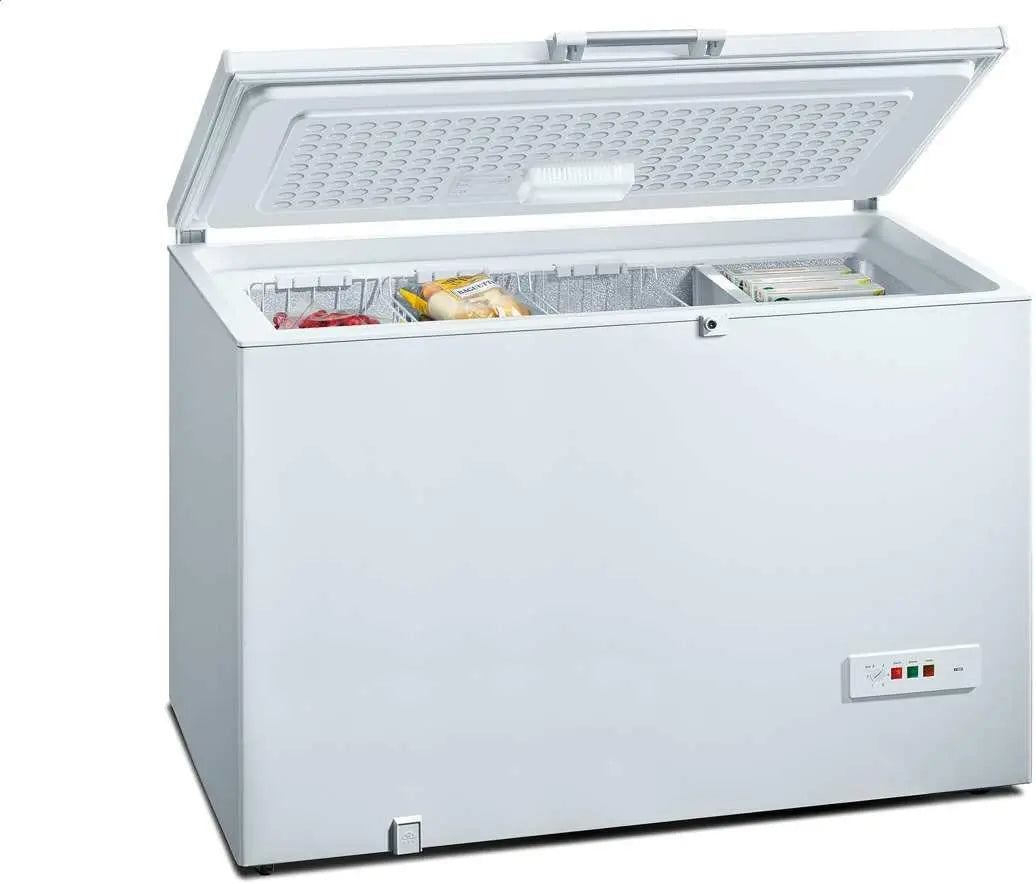 Siemens GC33MAW40 iQ500: congelatore. Per la conservazione degli alimenti congelati. Colorazione indicata: Bianco.