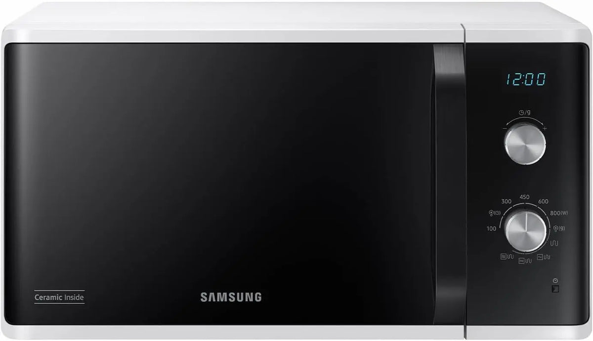 Samsung MG23K3614AW/ET: forno elettrico. Per la cottura degli alimenti. Potenza: 800 W. Capacit¨¤: 49 L. Colorazione indicata: Bianco.
