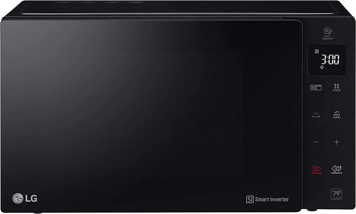 LG MH6535GDS: forno elettrico. Per la cottura degli alimenti. Potenza: 1000 W. Capacit¨¤: 25 L. Caratteristiche del modello: regolazione, funzione vapore. Colorazione indicata: Nero.
