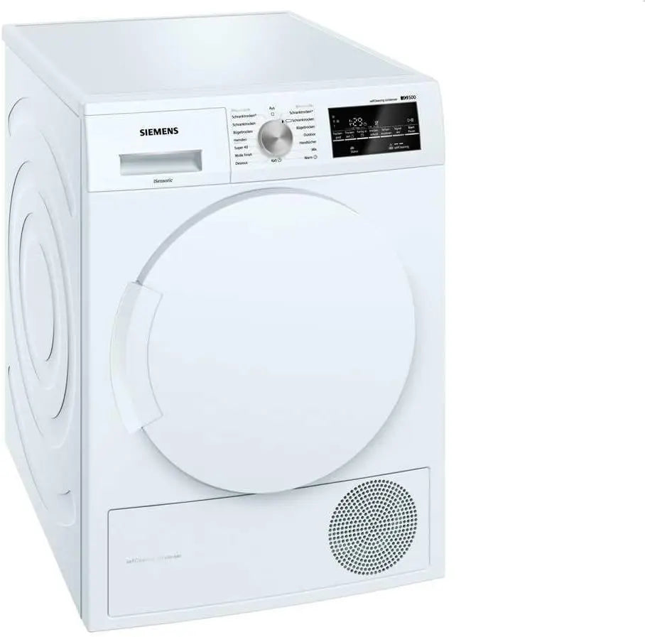 Siemens WT43W460: asciugatrice. Colorazione indicata: Bianco.