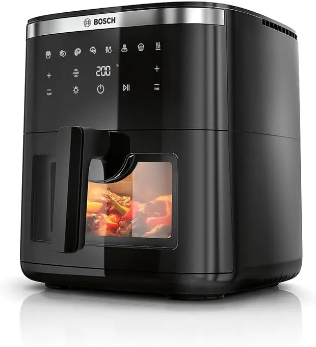 Bosch MAF671B0: friggitrice ad aria. Per la preparazione di alimenti con circolazione di aria calda. Capacit¨¤: 7,2 L. Colorazione indicata: Nero.