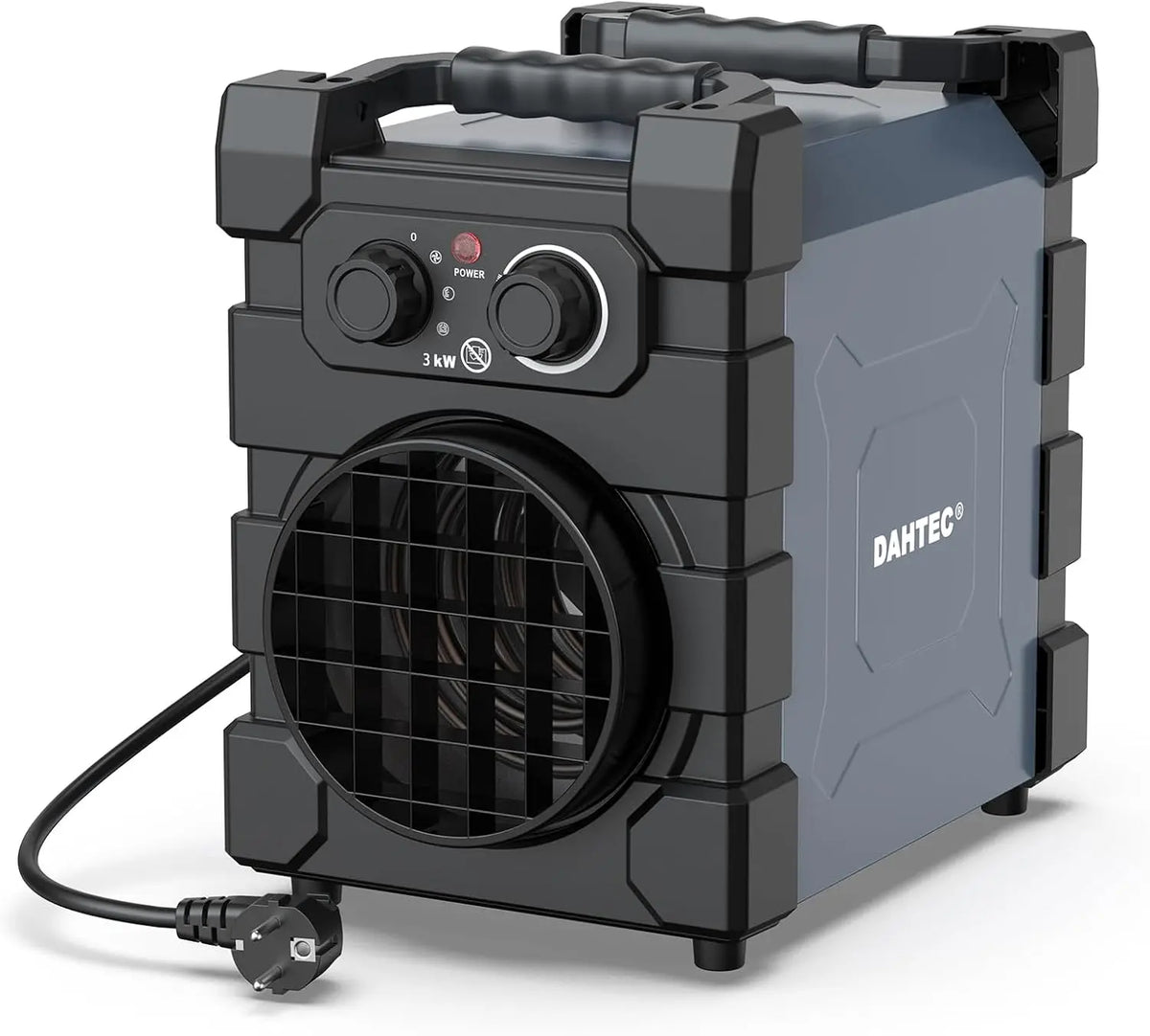DAHTEC: termoventilatore. Potenza: 3000 W.