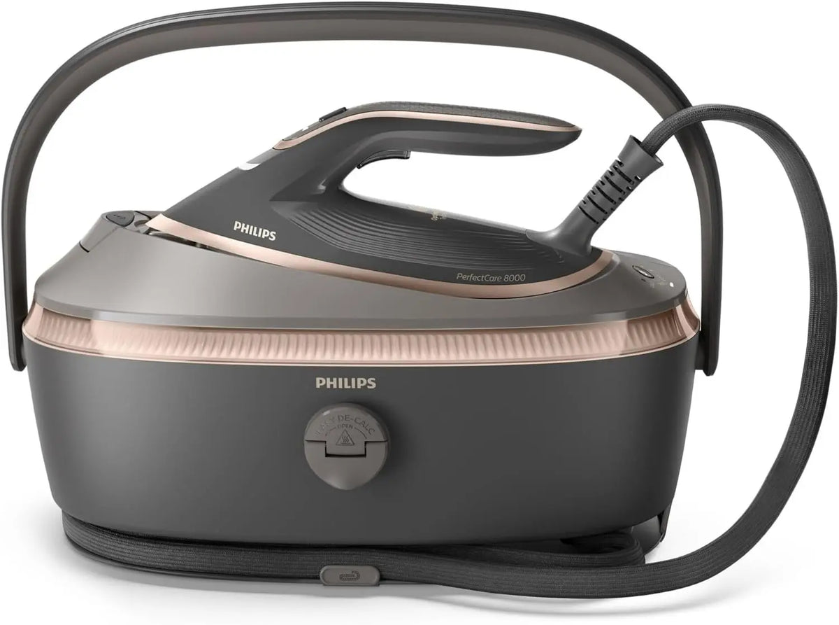 Philips PerfectCare 8000: ferro da stiro. Pressione: 9 bar.