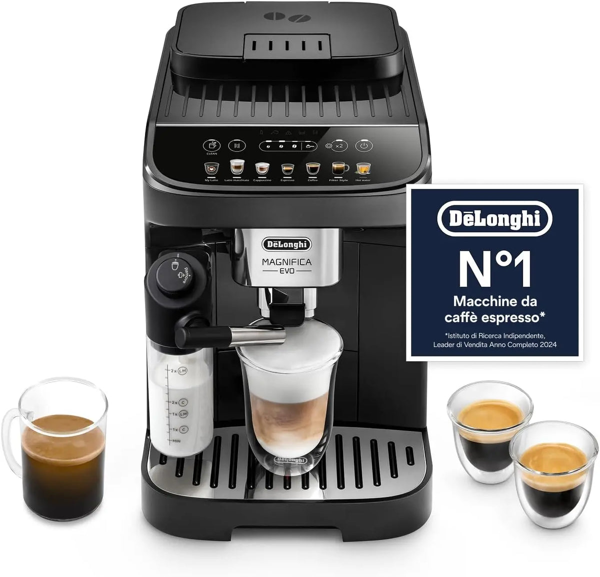 De'Longhi ECAM292.81.B: macchina da caff¨¨ automatica. Per la preparazione automatica del caff¨¨. Caratteristiche del modello: comandi tattili. Colorazione indicata: Nero.