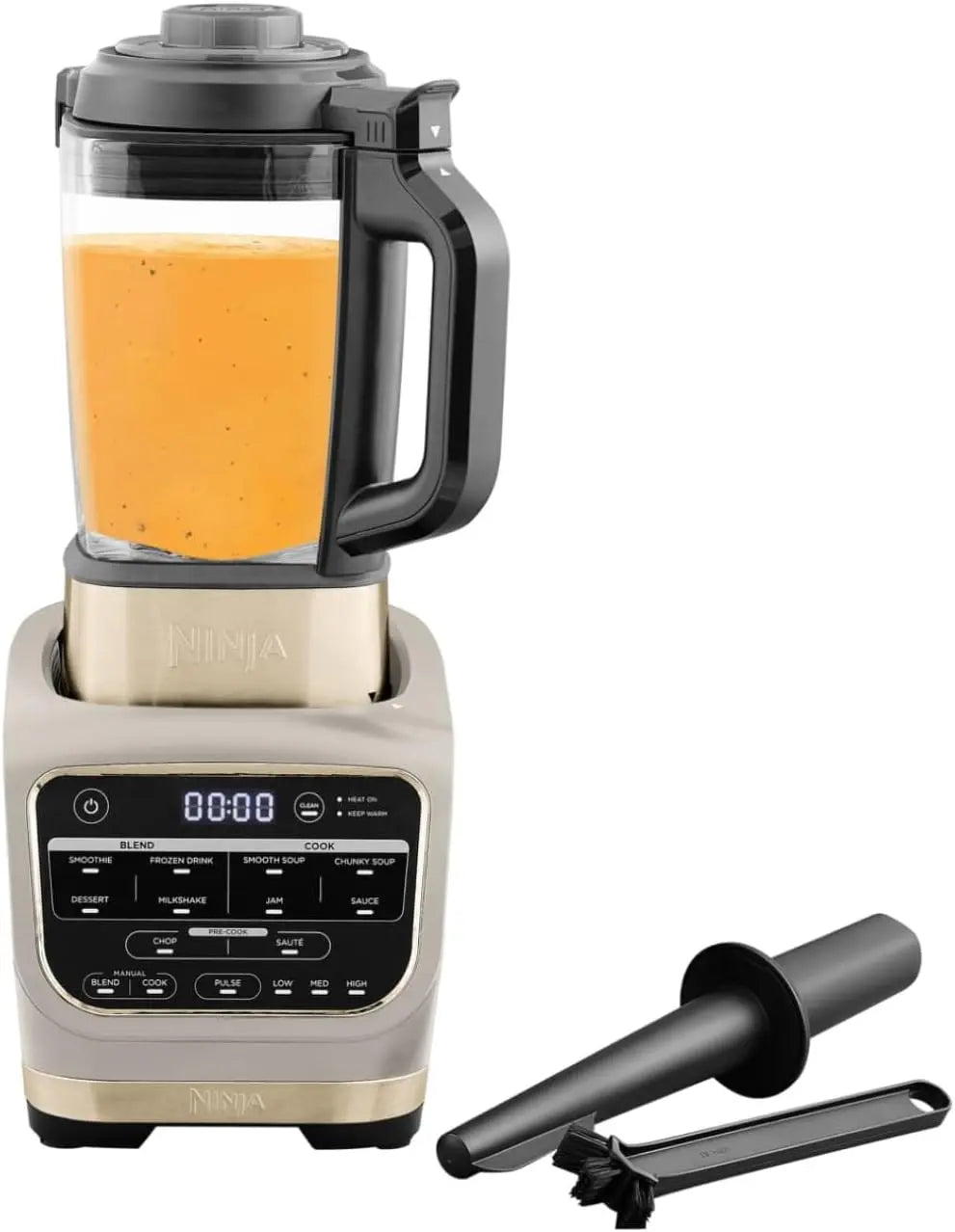 Ninja Foodi: frullatore. Per frullare e miscelare gli ingredienti. Capacit¨¤: 1,7 L. Colorazione indicata: Beige/Oro.