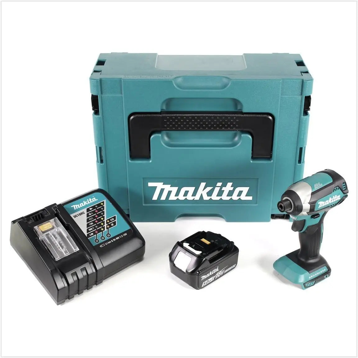 Makita DTD153: avvitatore elettrico. Per operazioni di avvitamento e svitamento. Tensione: 18 V. Capacit¨¤ della batteria: 5 Ah. Coppia: 170 Nm.