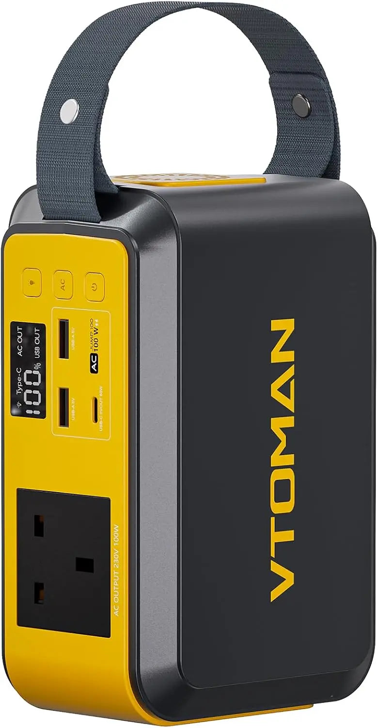 VTOMAN Jump 100 100W-89.6Wh: stazione di alimentazione. Potenza: 100 W.