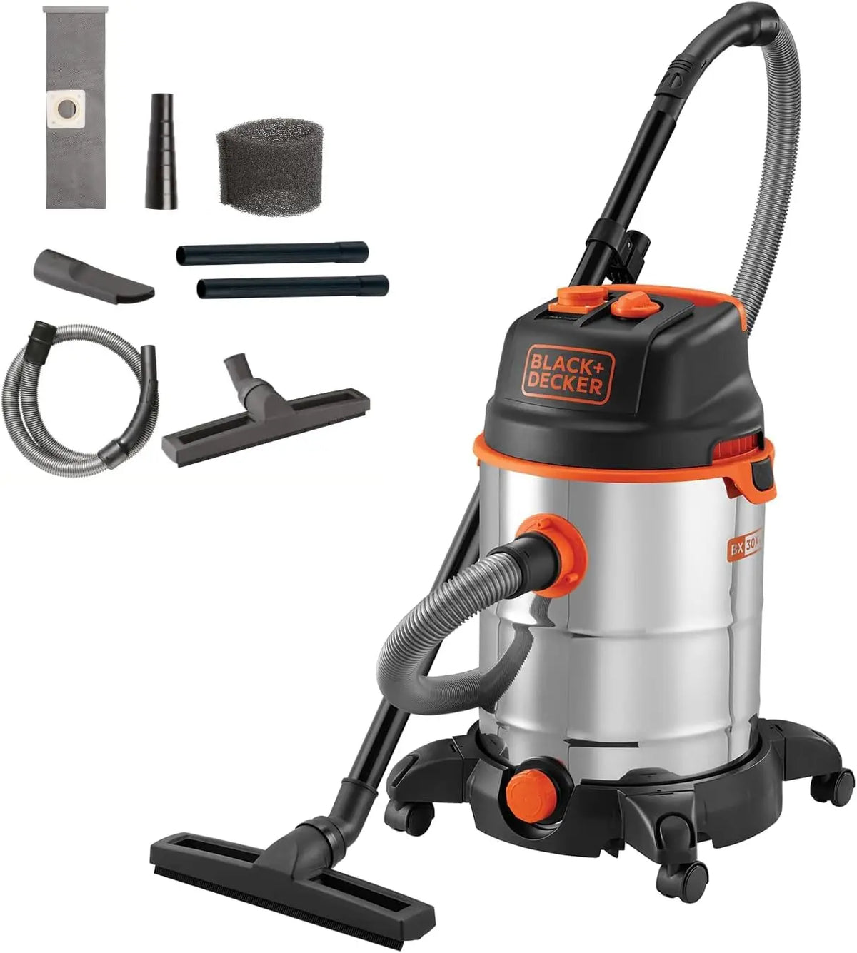 BLACK+DECKER BXVC30XTDE: aspiratore. Potenza: 1600 W. Capacit¨¤: 30 L.
