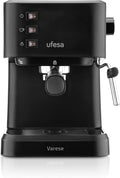 Ufesa Varese: macchina da caff¨¨. Per la preparazione del caff¨¨. Potenza: 1050 W. Capacit¨¤: 1.5 L. Pressione: 20 bar. Caratteristiche del modello: regolazione.