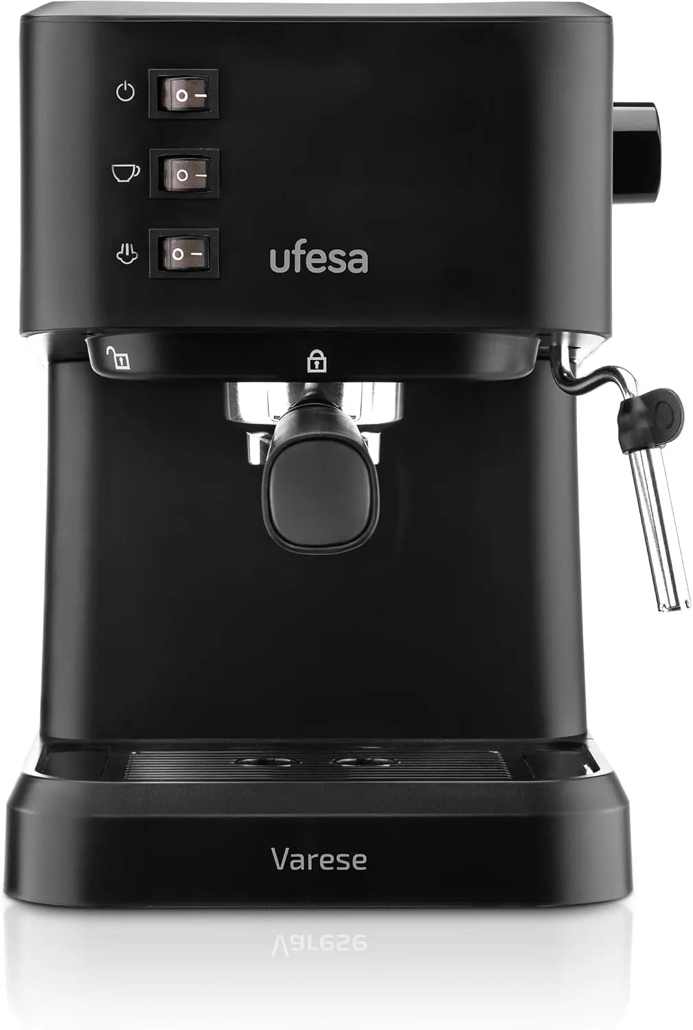 Ufesa Varese: macchina da caff¨¨. Per la preparazione del caff¨¨. Potenza: 1050 W. Capacit¨¤: 1.5 L. Pressione: 20 bar. Caratteristiche del modello: regolazione.