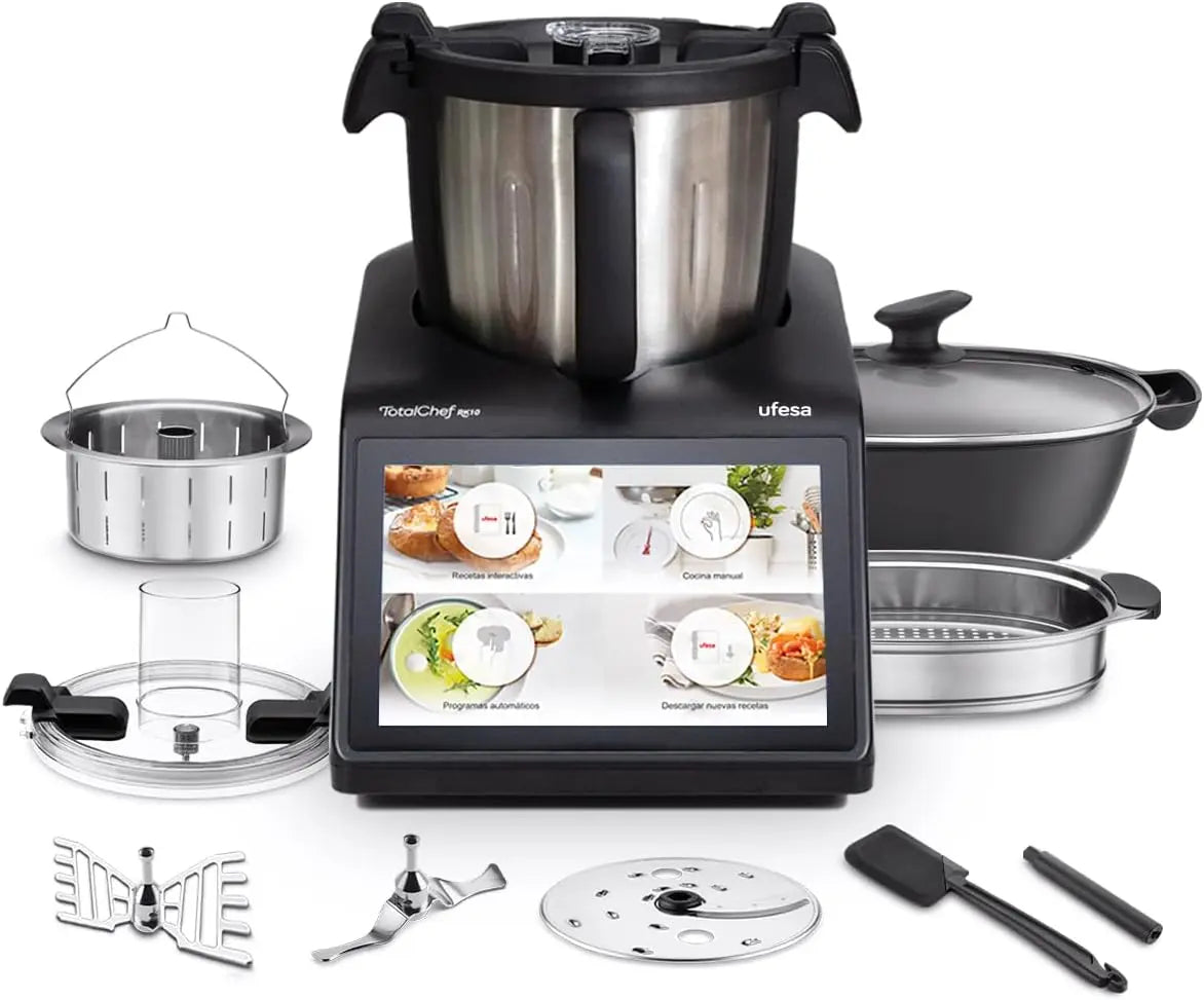 Ufesa TotalChef RK10: robot da cucina. Capacit¨¤: 4,5 L. Programmi o funzioni: 30. Caratteristiche del modello: Wi-Fi, comandi tattili.