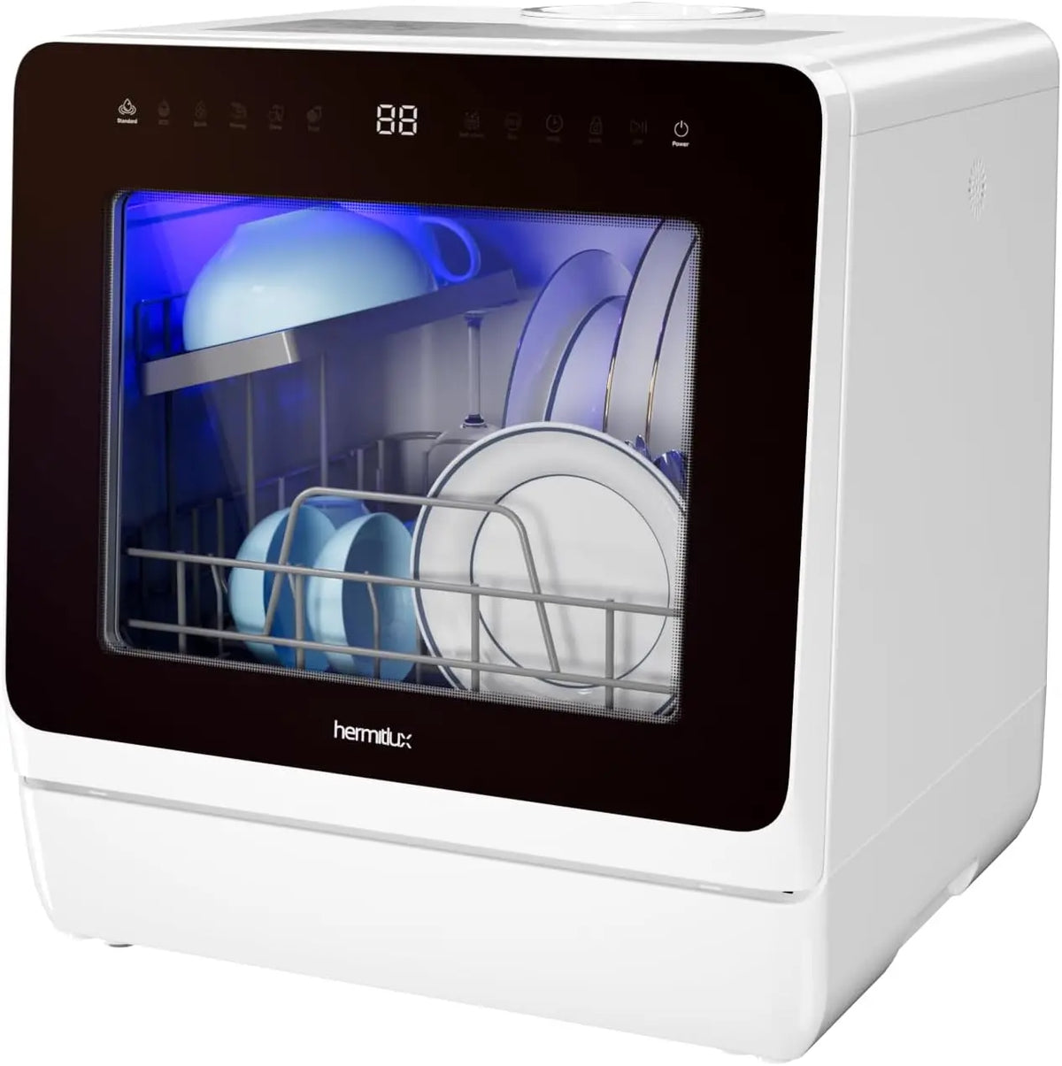 Hermitlux: lavastoviglie compatta. Capacit¨¤: 5 L. Programmi o funzioni: 3.
