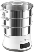 Tefal VC502D10 Convenient Deluxe: vaporiera. Programmi o funzioni: 8. Caratteristiche del modello: comandi tattili, acciaio inossidabile. Colorazione indicata: Argento.