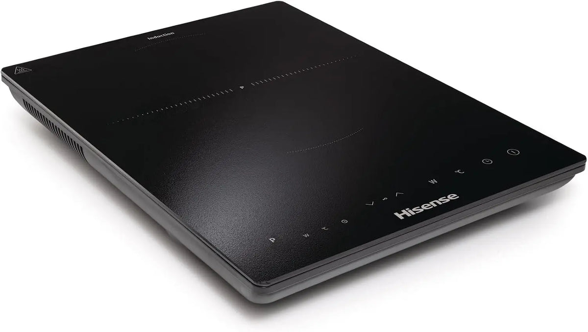 Hisense HIC2000Y: piano a induzione. Potenza: 2000 W. Caratteristiche del modello: comandi tattili, temporizzatore, induzione. Colorazione indicata: Nero.
