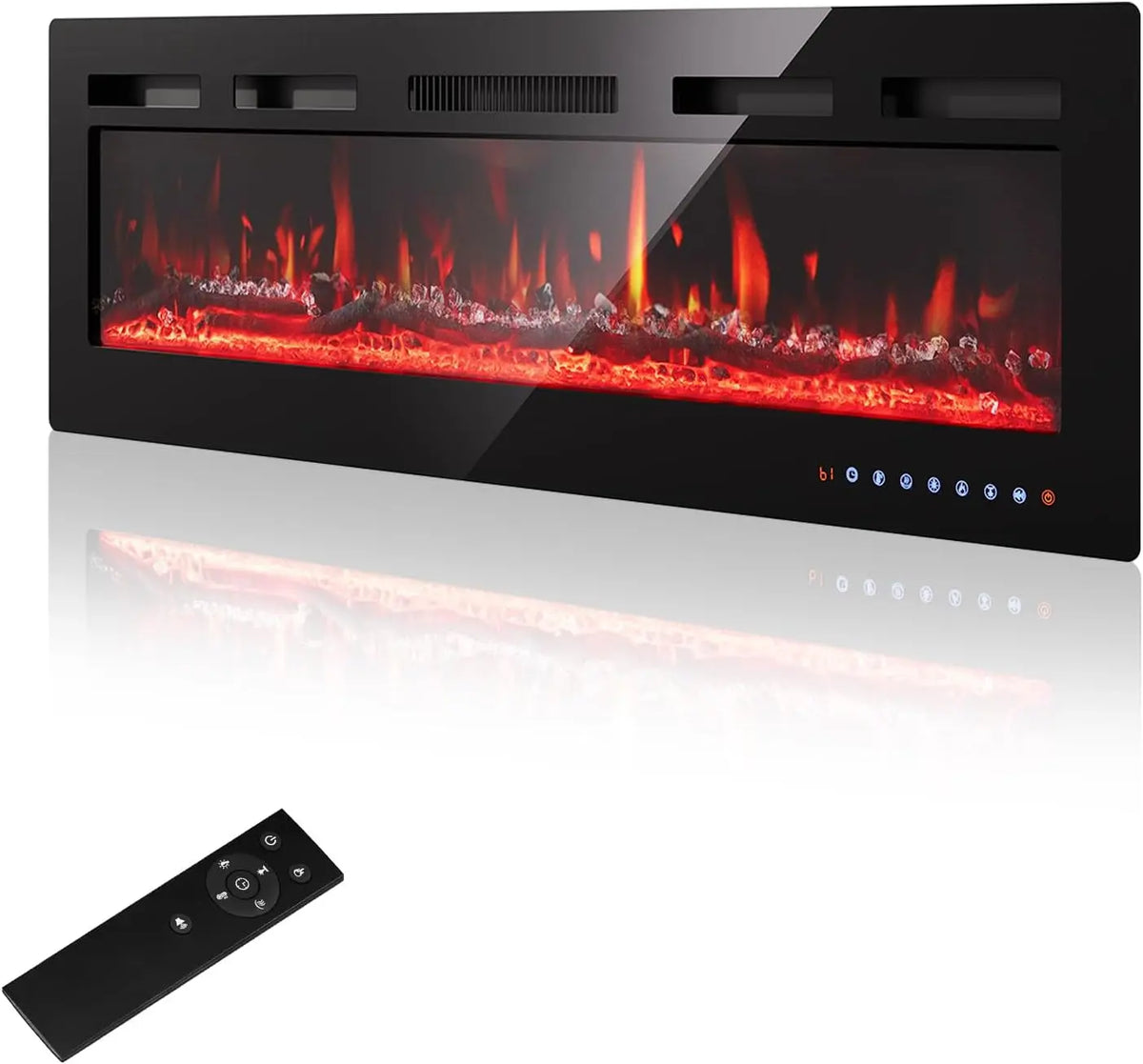 PURFINO 900W/1800W: camino. Potenza: 900 W. Misura indicata: 92 cm. Caratteristiche del modello: telecomando, comandi tattili.