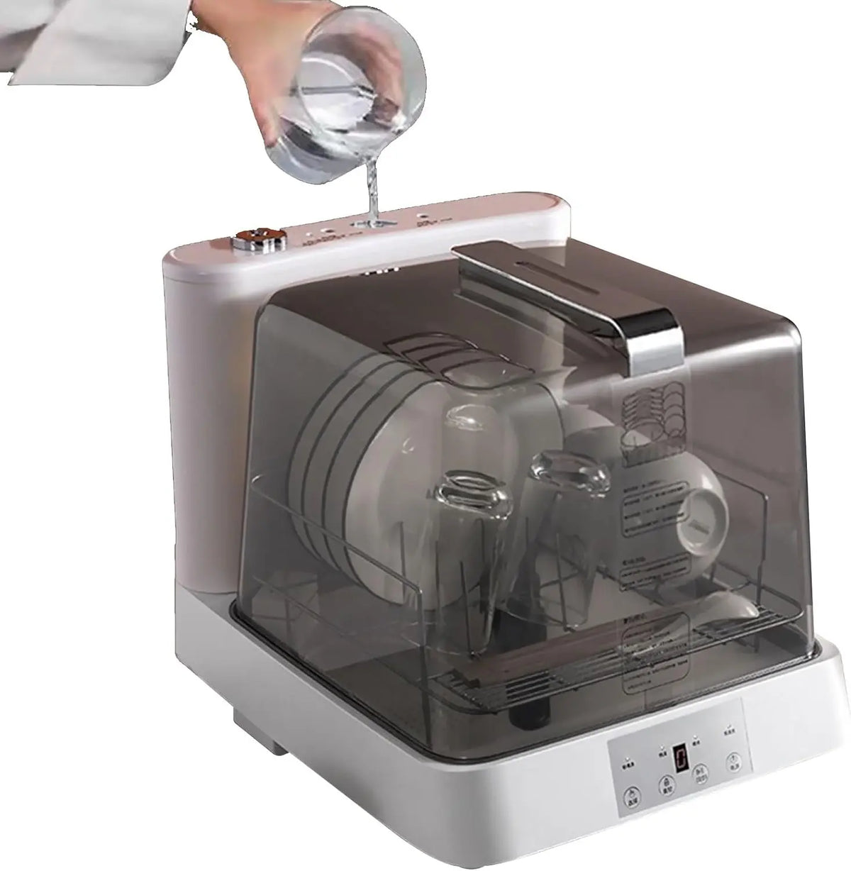 Lavastoviglie compatta. Potenza: 900 W. Capacit¨¤: 6 L. Programmi o funzioni: 4.