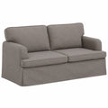 Divano Modulare in Tessuto Morbido, Design Componibile, 142 x 80 x 85 cm, per Soggiorno e Camera da Letto