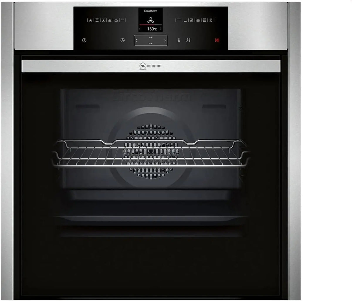 NEFF B45CR22N0: forno da incasso. Per la cottura degli alimenti in una cucina con installazione a incasso. Capacit¨¤: 71 L. Misura indicata: 60 cm. Caratteristiche del modello: acciaio inossidabile. Colorazione indicata: Argento.