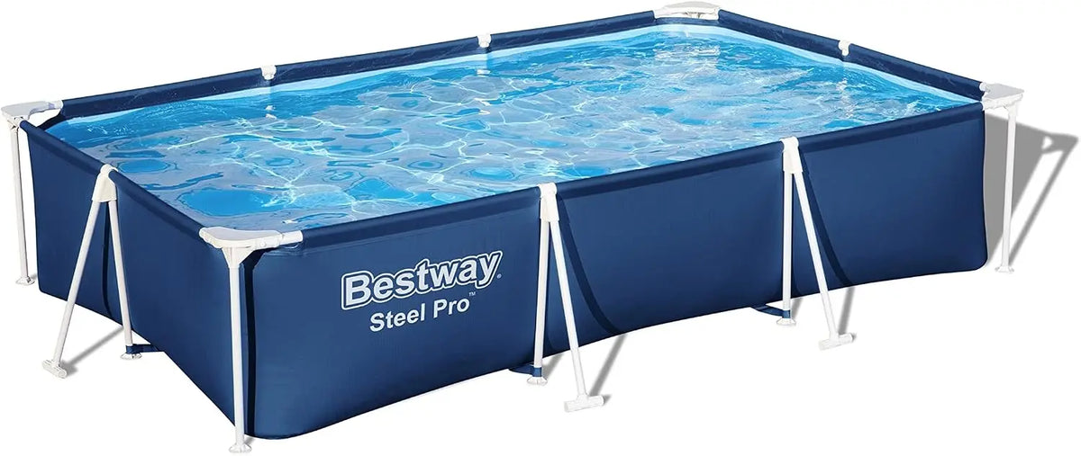 Bestway Steel Pro Frame: piscina. Dimensioni: 300 x 201 x 66 cm. Colorazione indicata: Blu.