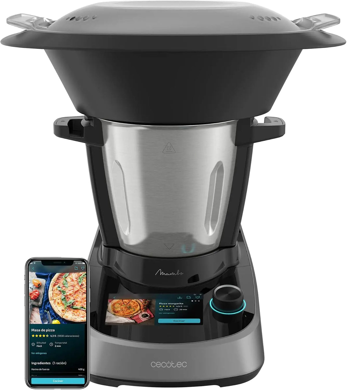 Cecotec: robot da cucina. Potenza: 1600 W. Caratteristiche del modello: comandi tattili.