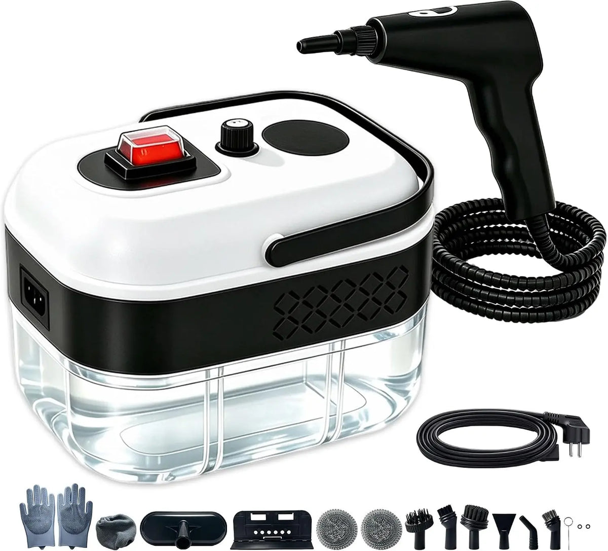 10s: pulitore a vapore. Potenza: 2500 W. Caratteristiche del modello: funzione vapore.