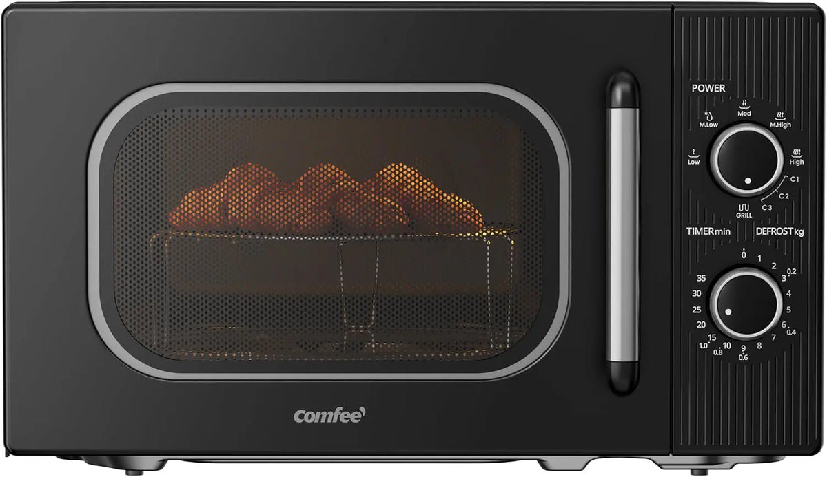 COMFEE' Nero-CMO-MG202NC: forno elettrico. Per la cottura degli alimenti. Potenza: 700 W. Capacit¨¤: 20 L. Caratteristiche del modello: temporizzatore. Colorazione indicata: Nero.
