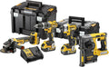 DEWALT Kit 4 Utensili Brushless 18V XR 3 DCK422P3T-QW: batteria. Per alimentare apparecchi compatibili con le specifiche del modello. Tensione: 18 V. Capacit¨¤ della batteria: 5 Ah. Caratteristiche del modello: motore senza spazzole.