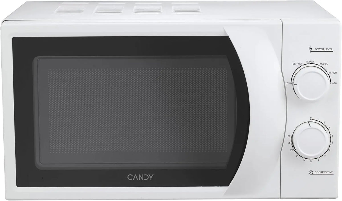 Candy Idea CMW2070M: forno elettrico. Per la cottura degli alimenti. Potenza: 700 W. Capacit¨¤: 20 L. Dimensioni: 45,2 x 33,5 x 26,2 cm. Caratteristiche del modello: temporizzatore. Colorazione indicata: Bianco.