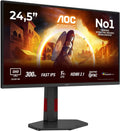 AOC Gaming Q25G4SR: monitor. Per la visualizzazione di immagini e contenuti digitali. Diagonale: 25 pollici. Colorazione indicata: Nero.