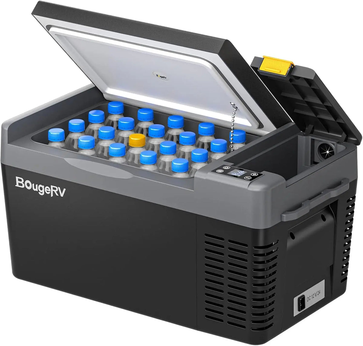 BougeRV CRPRO 20L 12V/24V: frigorifero portatile. Tensione: 12 V. Capacit¨¤: 20 L. Colorazione indicata: Nero.