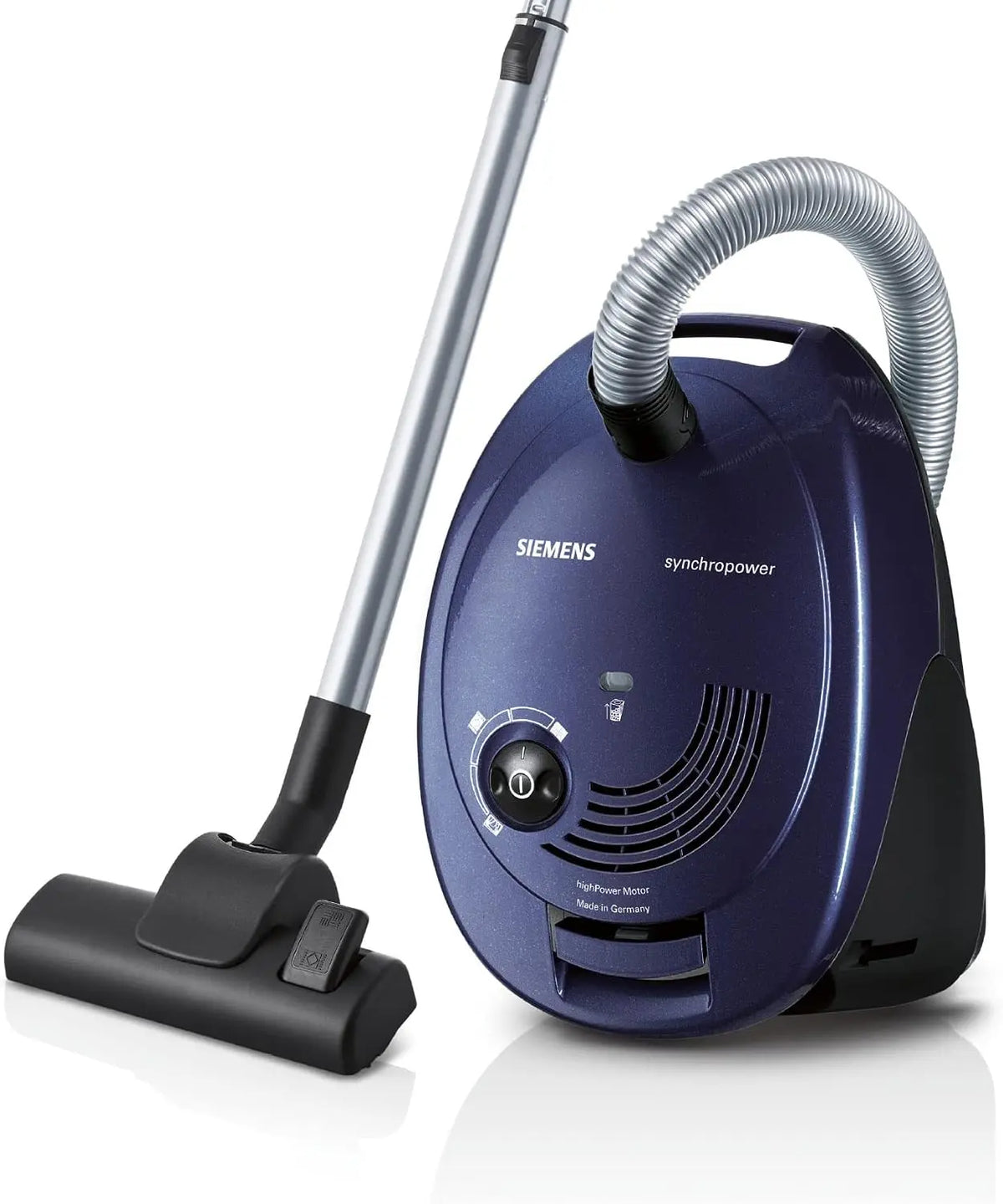 Siemens VS06B1110: aspirapolvere. Per la raccolta della polvere dalle superfici. Potenza: 700 W. Capacit¨¤: 4 L. Colorazione indicata: Blu.