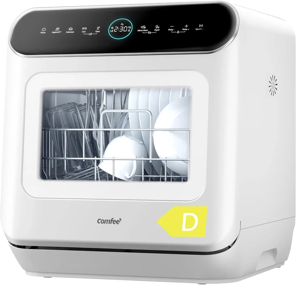 COMFEE: lavastoviglie. Per il lavaggio di stoviglie e utensili da cucina. Programmi o funzioni: 3. Colorazione indicata: Bianco.