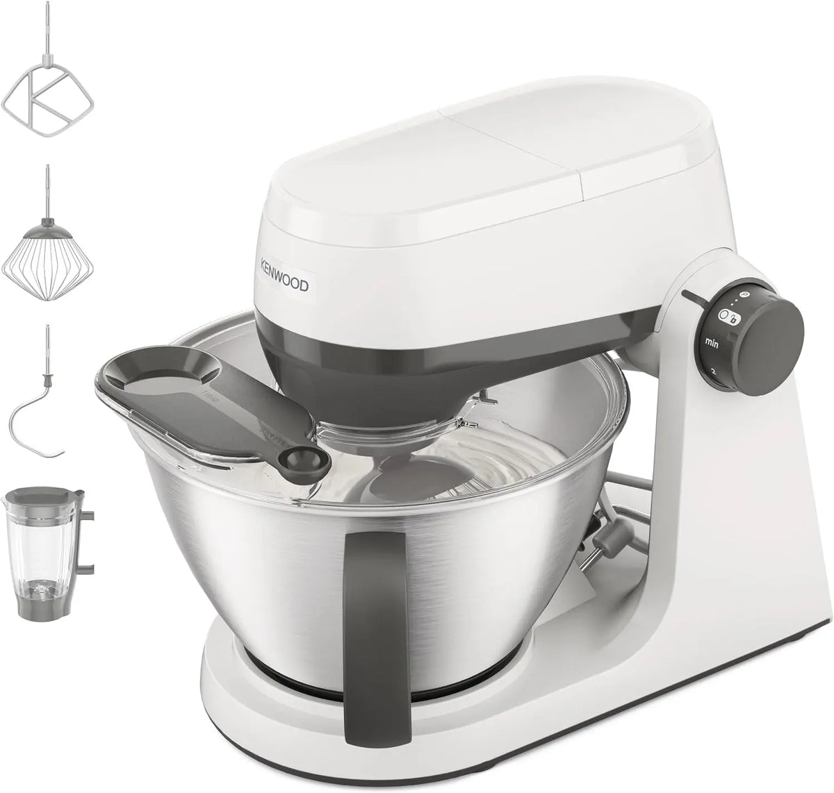 Kenwood Multi Tasker ¨C KHC30.040WH: impastatrice. Per la lavorazione degli impasti. Colorazione indicata: Bianco.