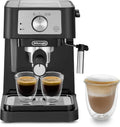 De'Longhi EC260.BK: macchina da caff¨¨. Per la preparazione del caff¨¨. Capacit¨¤: 1.1 L. Caratteristiche del modello: acciaio inossidabile. Colorazione indicata: Argento.