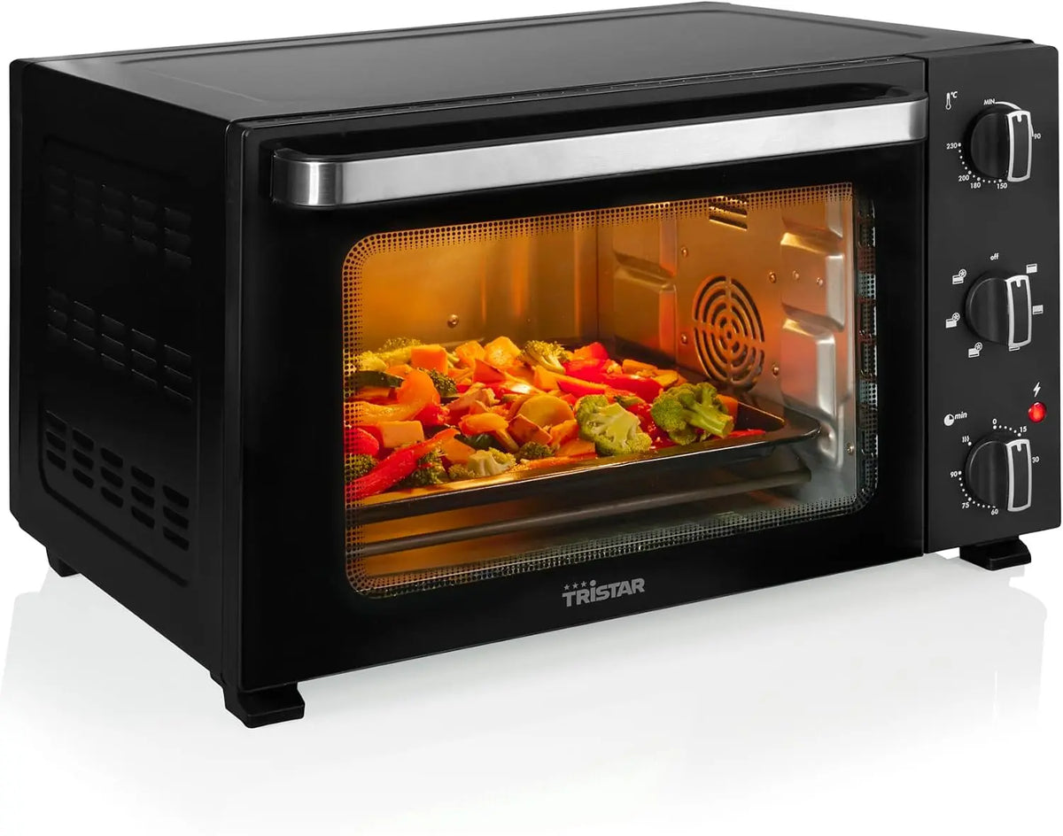 Tristar OV-3660: forno elettrico. Per la cottura degli alimenti. Potenza: 1800 W. Capacit¨¤: 38 L. Programmi o funzioni: 6. Caratteristiche del modello: temporizzatore.