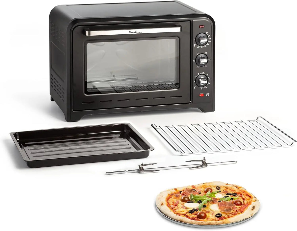 Moulinex OX4958: forno elettrico. Per la cottura degli alimenti. Capacit¨¤: 60 L. Colorazione indicata: Nero.