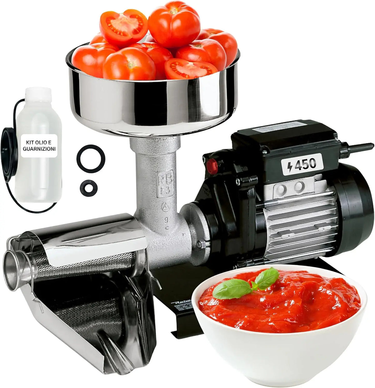Reber N.3: grattugia. Potenza: 450 W.