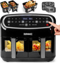 Duronic AF34 BK: friggitrice ad aria. Per la preparazione di alimenti con circolazione di aria calda. Capacit¨¤: 10 L.