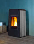 Stufa a pellet. Potenza: 8 kW.